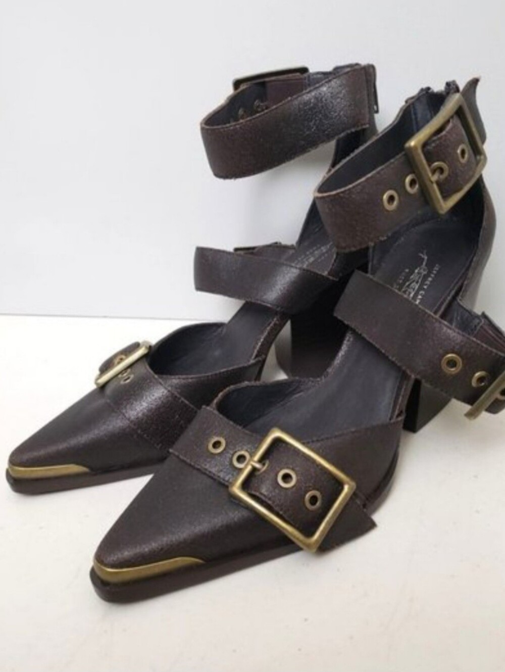 Free People New Jeffrey Campbell Hendrix Heels. Leather Sandals